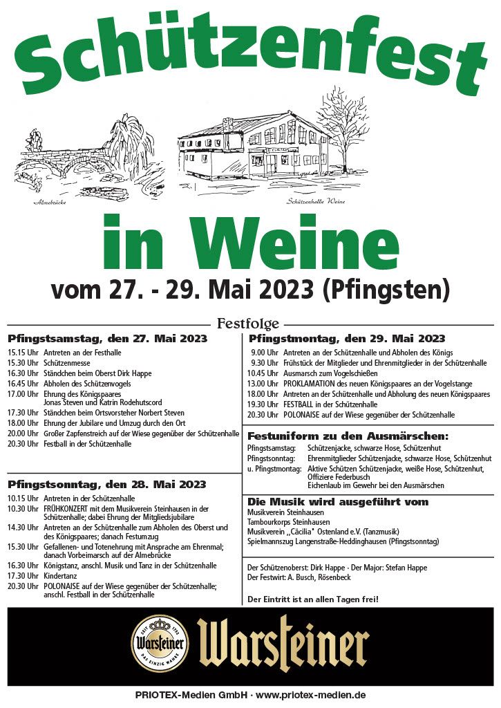 Plakat - Schützenfest 2019