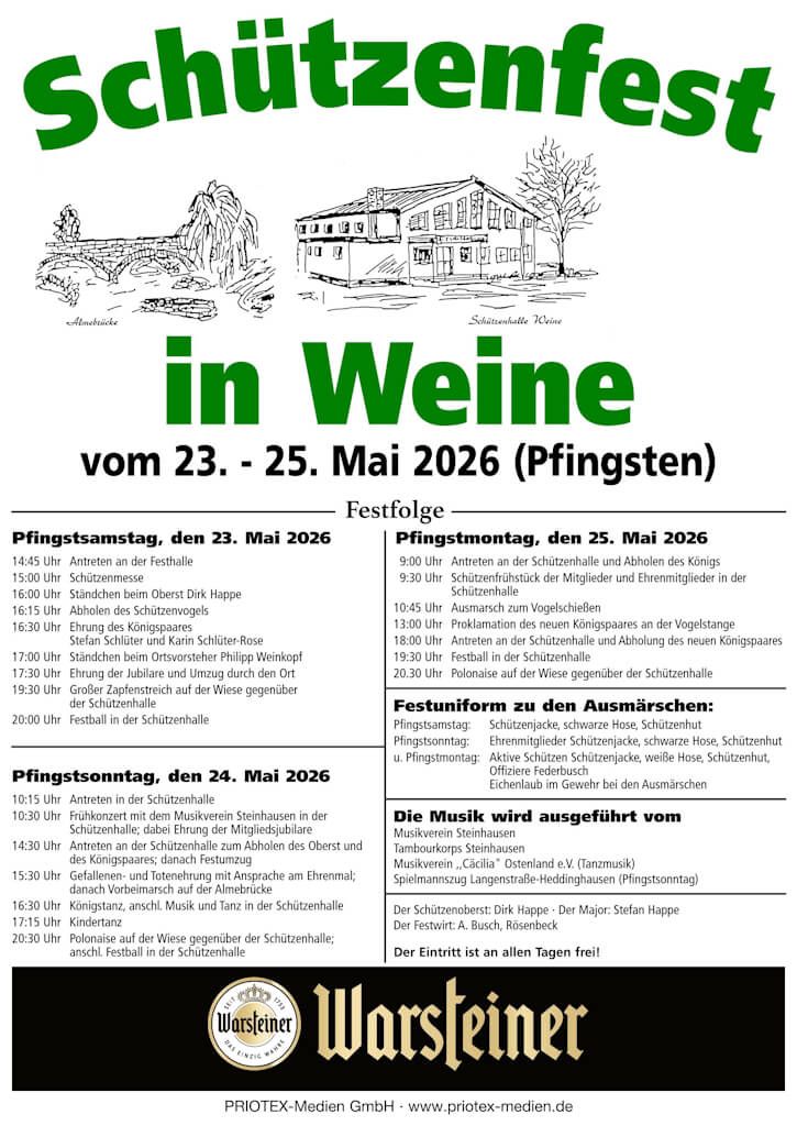 Plakat - Schützenfest 2025